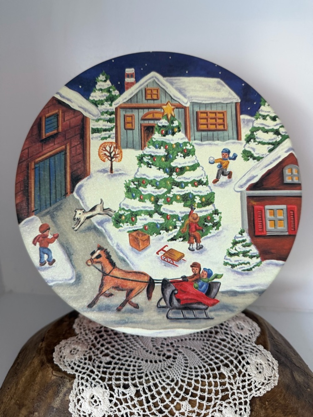 Vintage Christmas Tin